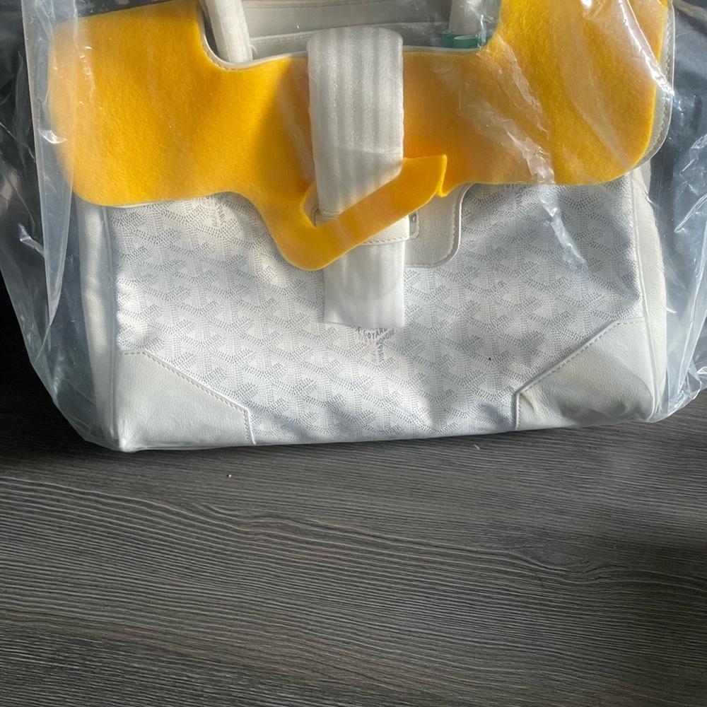 White Goyard Sïgon Tote Bag - Picture 4 of 5
